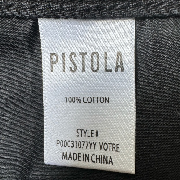 Pistola Black Denim Mini Skirt | Rhea Voltaire Wash | Size 28 - Picture 8 of 9